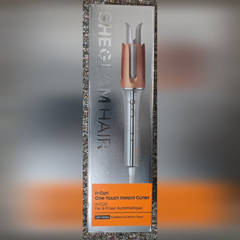 SHEGLAM Instant Hair Curler - Silver and Orange